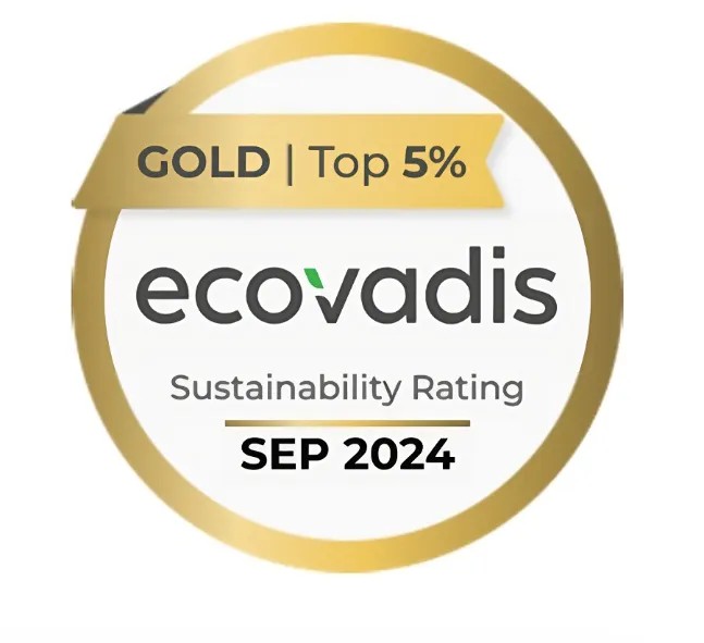 中荣股份荣膺EcoVadis“金牌”评级，跻身全球可持续发展前列